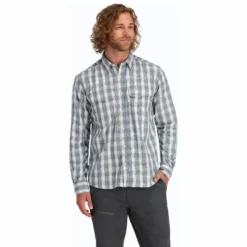Simms Big Sky LS Shirt -Simms || Orvis || Patagonia Sales 2023 151 simms big sky ls shirt storm simms orange plaid 02 scaled