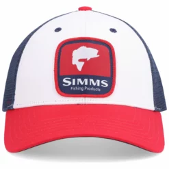 Simms Bass Patch Trucker -Simms || Orvis || Patagonia Sales 2023 181 simms bass patch trucker americana 01 scaled
