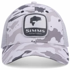 Simms Bass Patch Trucker -Simms || Orvis || Patagonia Sales 2023 181 simms bass patch trucker ghost camo steel 01 scaled