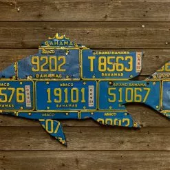 Cody Richardson Art - Bahamas Mutton Snapper License Plate Art