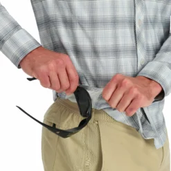 Simms Bugstopper Longsleeve Shirt Plaid -Simms || Orvis || Patagonia Sales 2023 211 simms bugstopper longsleeve shirt plaid steel blue storm ombre classic plaid 05 scaled