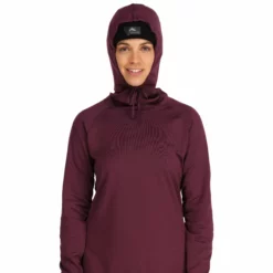 Simms Women's Heavyweight Baselayer Hoody -Simms || Orvis || Patagonia Sales 2023 212 simms womens heavyweight baselayer hoody mulberry 03 scaled