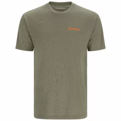 Simms Bass Outline T-Shirt -Simms || Orvis || Patagonia Sales 2023 221 simms bass outline t shirt military heather 02 scaled