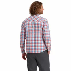 Simms Brackett LS Shirt -Simms || Orvis || Patagonia Sales 2023 221 simms brackett ls shirt sumac midnight window plaid 03 scaled