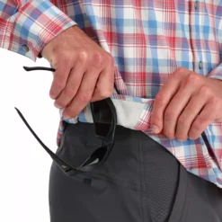 Simms Brackett LS Shirt -Simms || Orvis || Patagonia Sales 2023 221 simms brackett ls shirt sumac midnight window plaid 05 scaled