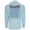 Simms Tech Hoody Artist Series Steel Blue / Simms Wave -Simms || Orvis || Patagonia Sales 2023 221 simms tech hoody artist series steel blue simms wave 01 scaled