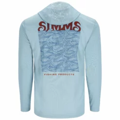 Simms Tech Hoody Artist Series Steel Blue / Simms Wave