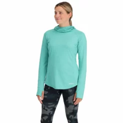 Simms Women's SolarFlex Cooling Hoody -Simms || Orvis || Patagonia Sales 2023 221 simms womens solarflex cooling hoody gulf blue 02 scaled