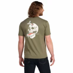 Simms Trout On My Mind SS T-Shirt -Simms || Orvis || Patagonia Sales 2023 222 simms trout on my mind ss t shirt military heather 04 scaled