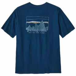 Patagonia Mens '73 Skyline Organic T-Shirt -Simms || Orvis || Patagonia Sales 2023 231 patagonia mens 73 skyline organic t shirt lagom blue 01 4a2436d5 8288 4d31 a05e 24775dc29cb8