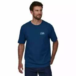 Patagonia Mens '73 Skyline Organic T-Shirt -Simms || Orvis || Patagonia Sales 2023 231 patagonia mens 73 skyline organic t shirt lagom blue 04 56488992 cdc0 40c0 b9d5 2f41d7118a99