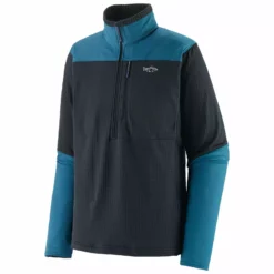Patagonia Mens L/S R1 Fitz Roy 1/4 Zip Sale