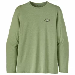 Patagonia Mens Longsleeve Cap Cool Daily Fish Graphic Shirt -Simms || Orvis || Patagonia Sales 2023 231 patagonia mens longsleeve cap cool daily fish graphic shirt action angler salvia green x dye 02