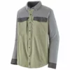 Patagonia Mens Longsleeve Early Rise Snap Shirt -Simms || Orvis || Patagonia Sales 2023 231 patagonia mens longsleeve early rise snap shirt salvia green 01