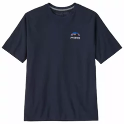 Patagonia Men's Skyline Stencil Responsibili-Tee -Simms || Orvis || Patagonia Sales 2023 231 patagonia mens skyline stencil responsibili tee new navy 02