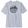 Patagonia Men's Skyline Stencil Responsibili-Tee -Simms || Orvis || Patagonia Sales 2023 231 patagonia mens skyline stencil responsibili tee white 01