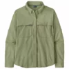 Patagonia Women's Early Rise Stretch Shirt -Simms || Orvis || Patagonia Sales 2023 231 patagonia womens early rise stretch shirt salvia green 01