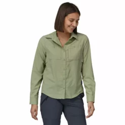 Patagonia Women's Self Guided Hike Shirt Long Sleeve Sale -Simms || Orvis || Patagonia Sales 2023 231 patagonia womens self guided hike shirt long sleeve salvia green 02 8e61229d cd7b 42b5 9b14 184869085787