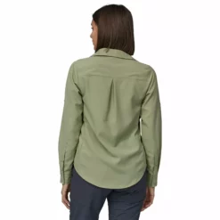 Patagonia Women's Self Guided Hike Shirt Long Sleeve Sale -Simms || Orvis || Patagonia Sales 2023 231 patagonia womens self guided hike shirt long sleeve salvia green 03 082db1a5 94e9 4e51 b7f9 be643272944b