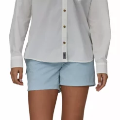 Patagonia Women's Tech Shorts 6 Patagonia Women's Tech Shorts -Simms || Orvis || Patagonia Sales 2023 231 patagonia womens tech shorts steam blue 02
