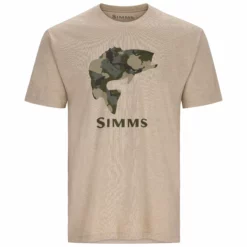 Simms Bass Fill T-Shirt -Simms || Orvis || Patagonia Sales 2023 231 simms bass fill t shirt oatmeal heather 01 scaled