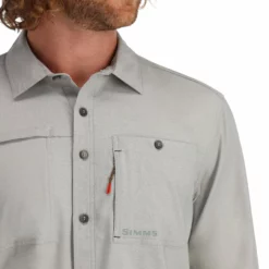 Simms Challenger LS Shirt -Simms || Orvis || Patagonia Sales 2023 231 simms challenger ls shirt cinder 04 scaled