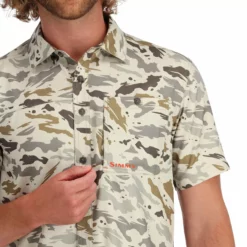 Simms Challenger SS Shirt -Simms || Orvis || Patagonia Sales 2023 231 simms challenger ss shirt ghost camo stone 04 scaled