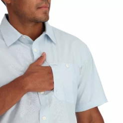 Simms Cutbank Chambray SS Shirt -Simms || Orvis || Patagonia Sales 2023 231 simms cutbank chambray ss shirt sky chambray 04 scaled