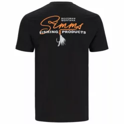 Simms Script Line T-Shirt -Simms || Orvis || Patagonia Sales 2023 231 simms script line t shirt black 01 scaled