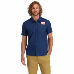 Simms Shop Shirt -Simms || Orvis || Patagonia Sales 2023 231 simms shop shirt navy 02 scaled