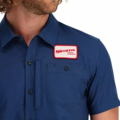 Simms Shop Shirt -Simms || Orvis || Patagonia Sales 2023 231 simms shop shirt navy 04 scaled