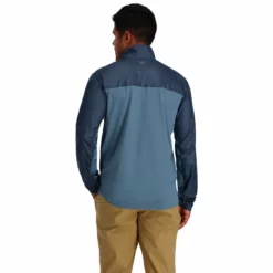 Simms SolarFlex Wind Half Zip Shirt -Simms || Orvis || Patagonia Sales 2023 231 simms solarflex wind half zip shirt neptune midnight 03 scaled