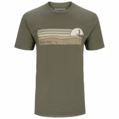 Simms Sunset T-Shirt -Simms || Orvis || Patagonia Sales 2023 231 simms sunset t shirt military heather 01 scaled
