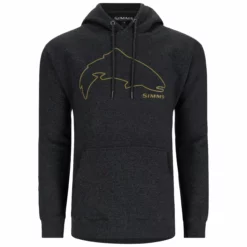 Simms Trout Outline Hoody -Simms || Orvis || Patagonia Sales 2023 231 simms trout outline hoody charcoal heather 01 scaled