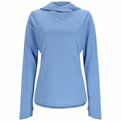 Simms Women's BugStopper SolarFlex Hoody -Simms || Orvis || Patagonia Sales 2023 231 simms womens bugstopper solarflex hoody cornflower 01 scaled