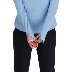 Simms Women's BugStopper SolarFlex Hoody -Simms || Orvis || Patagonia Sales 2023 231 simms womens bugstopper solarflex hoody cornflower 04 scaled