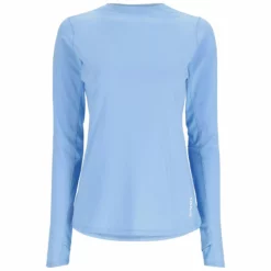 Simms Women's SolarFlex Crew -Simms || Orvis || Patagonia Sales 2023 231 simms womens solarflex crew cornflower 01 scaled