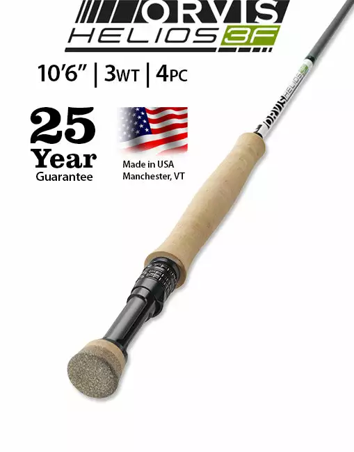 ORVIS HELIOS 3F - 10ft 6inch 3wt - 4pc 1 ORVIS HELIOS 3F - 10ft 6inch 3wt - 4pc