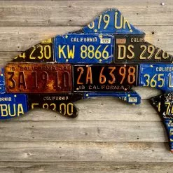 Cody Richardson Art - California Large 4-Foot Trout License Plate Art