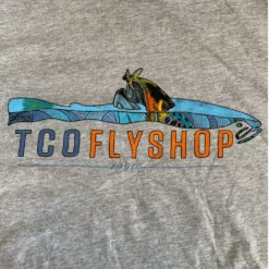 TCO Logo T-Shirt Deyoung Brown Trout Riser -Simms || Orvis || Patagonia Sales 2023 Deyongclose