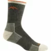 Darn Tough Mens Hiker Micro Crew Sock Cushion -Simms || Orvis || Patagonia Sales 2023 Hiker Olive