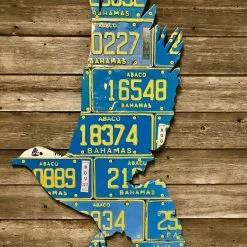 Cody Richardson Art - Bahamas White Crown Pigeon License Plate Art