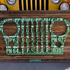 Cody Richardson Art - Jeep Grille License Plate Art