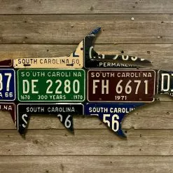 Cody Richardson Art - South Carolina Tarpon Antique License Plate Art