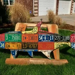 Cody Richardson Art - Florida Vintage Large Tarpon License Plate Art