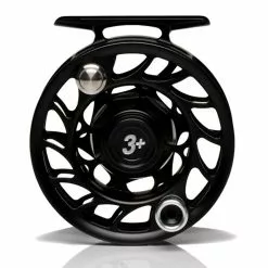 Hatch Iconic 3 Plus Fly Reel -Simms || Orvis || Patagonia Sales 2023 Iconic3PlusReelBlackSilverLargeArborBack