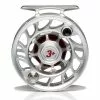 Hatch Iconic 3 Plus Fly Reel -Simms || Orvis || Patagonia Sales 2023 Iconic3PlusReelClearRedLargeArborBack