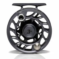 Hatch Iconic 3 Plus Fly Reel -Simms || Orvis || Patagonia Sales 2023 Iconic3PlusReelGreyBlackLargeArborBack