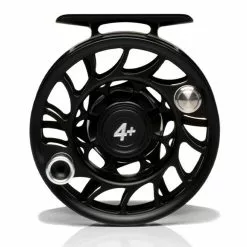 Hatch Iconic 4 Plus Fly Reel -Simms || Orvis || Patagonia Sales 2023 Iconic4PlusReelBlackSilverLargeArborBack