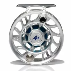 Hatch Iconic 4 Plus Fly Reel -Simms || Orvis || Patagonia Sales 2023 Iconic4PlusReelClearBlueLargeArborBack